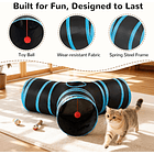 Túnel de tres salidas con juguete 3