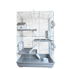 Jaula para hámster 3 niveles con accesorios 2