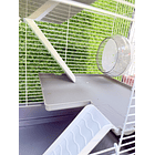 Jaula para hámster 3 niveles con accesorios 7