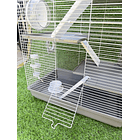 Jaula para hámster 3 niveles con accesorios 8