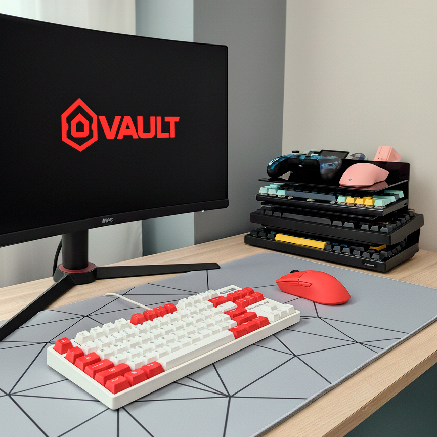 Organizador de Escritorio Dragster Vault – Orden, estilo y poder para tu setup.