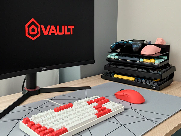 Organizador de Escritorio Dragster Vault – Orden, estilo y poder para tu setup.