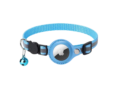 Collar Reflectante para Gatos con Soporte Airtag