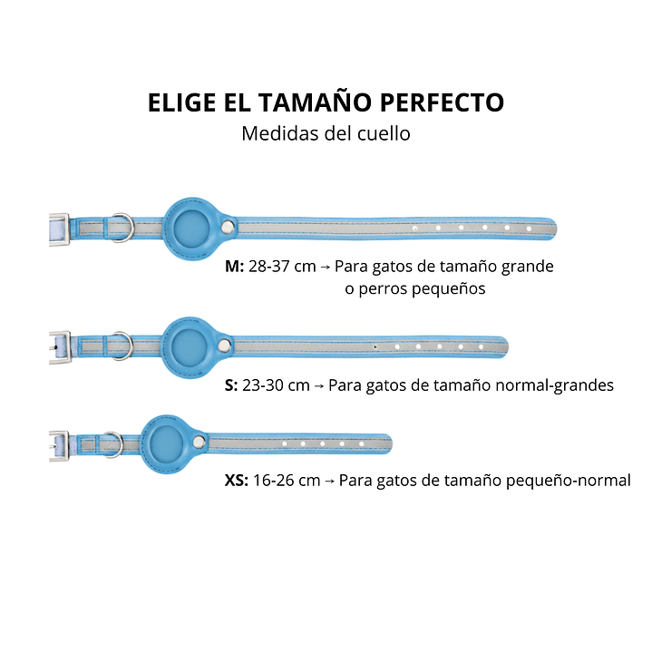 Collar de Gato con Localizador de Rastreo Global Compatible con Apple 5