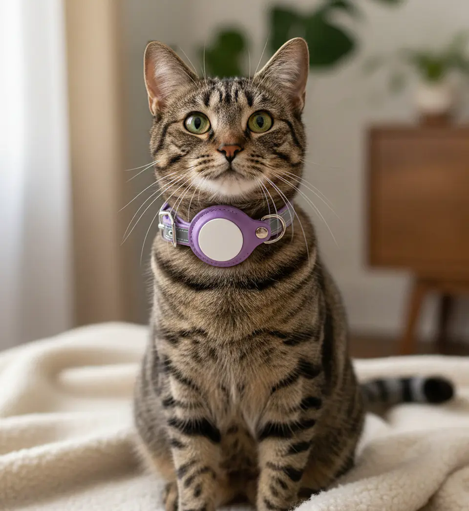 Collar de Gato con Localizador de Rastreo Global Android 8