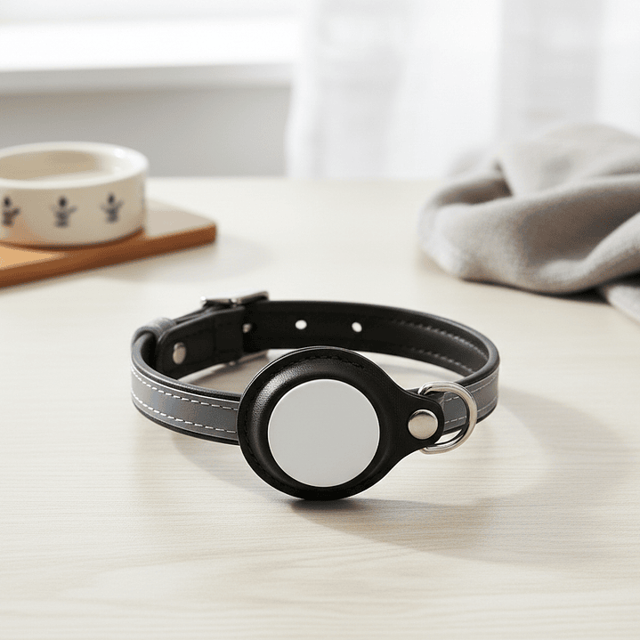 Collar de Gato con Localizador de Rastreo Global Compatible con Apple 11