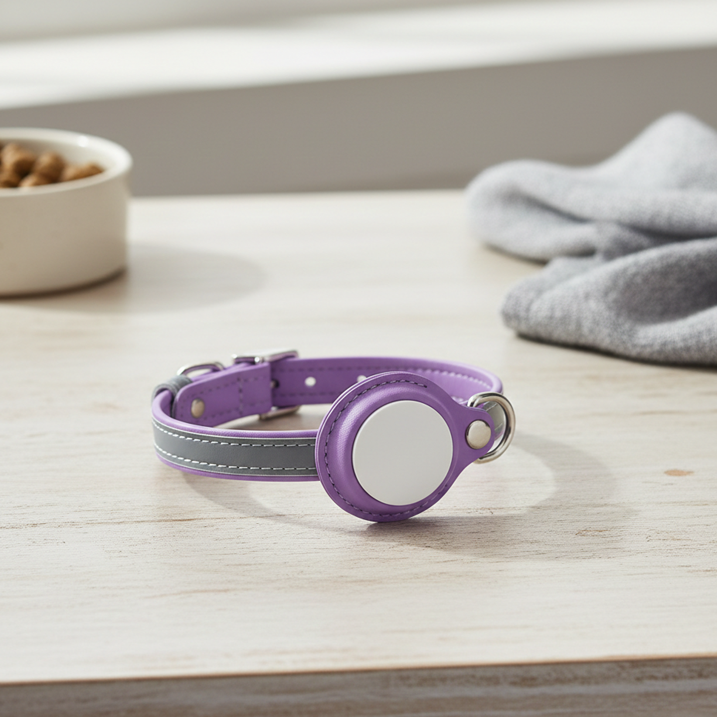 Collar de Gato con Localizador de Rastreo Global Compatible con Apple 10