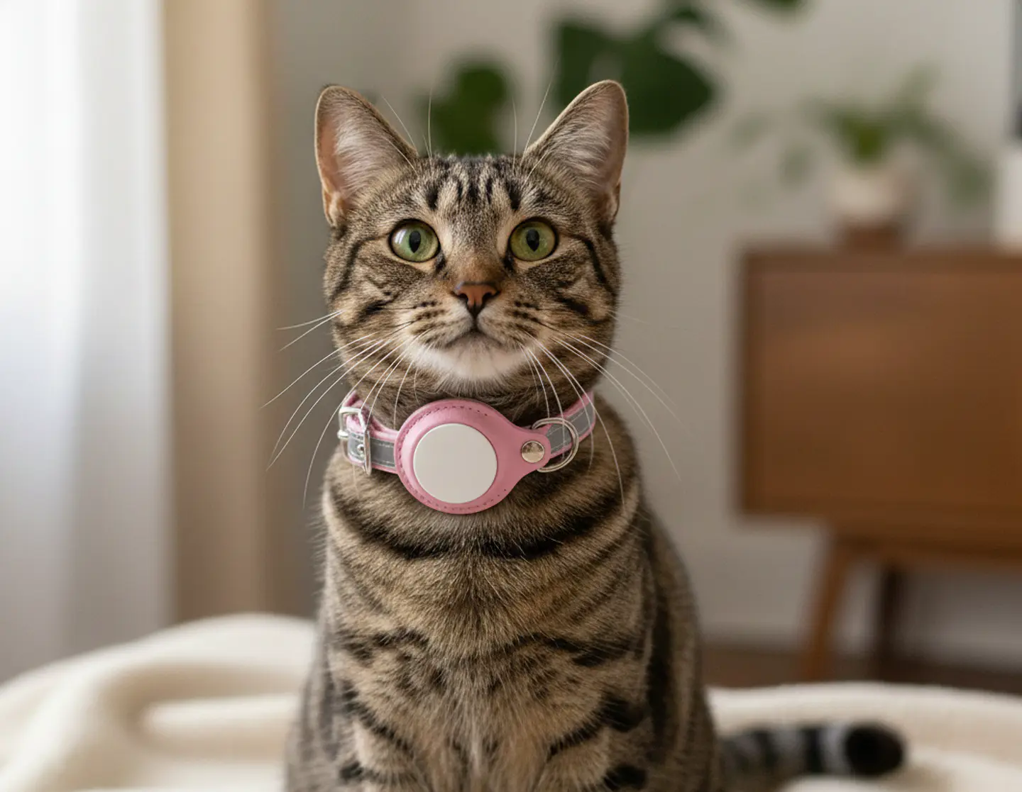 Collar para Gato con Soporte para Localizador GPS 7