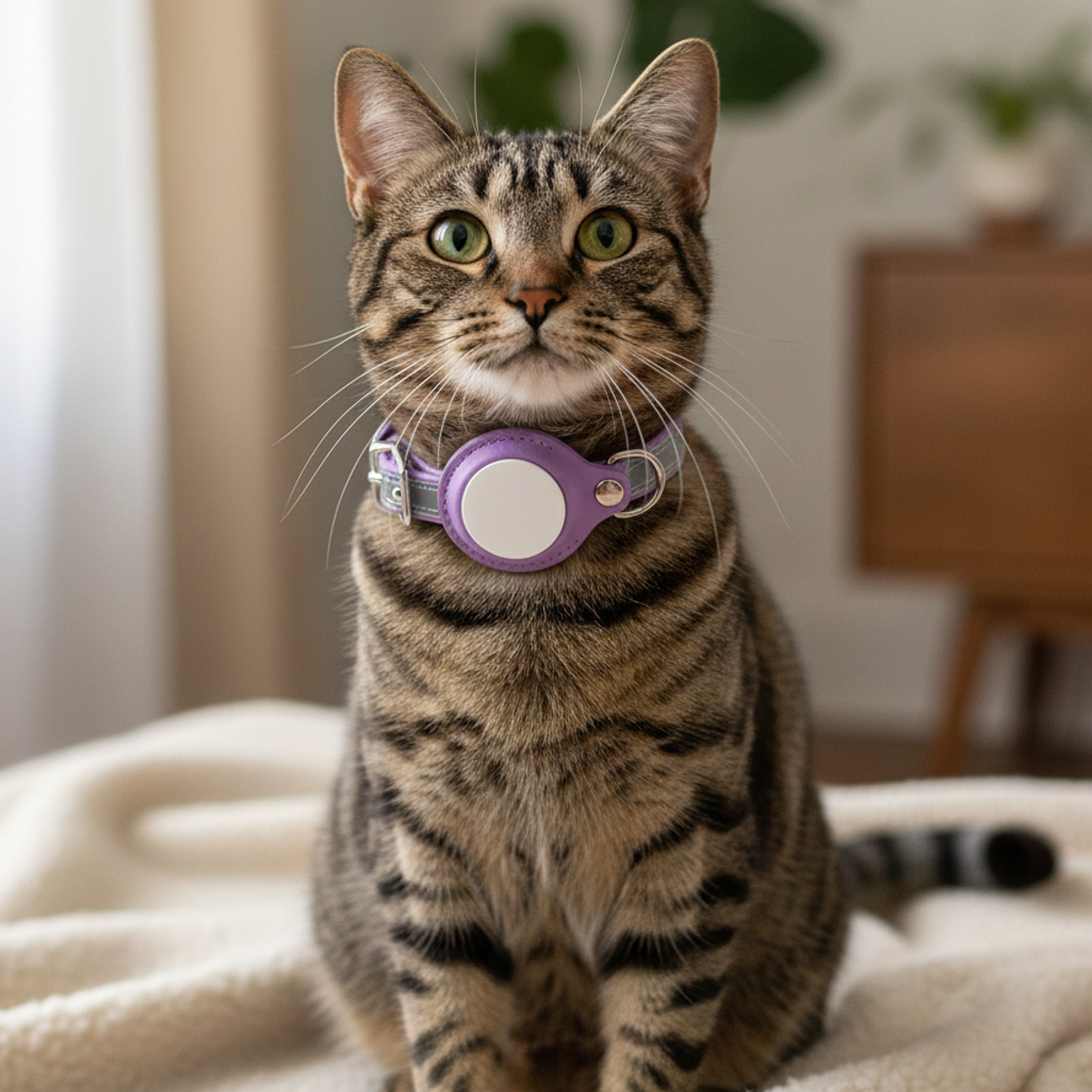 Collar para Gato con Soporte para Localizador GPS 9