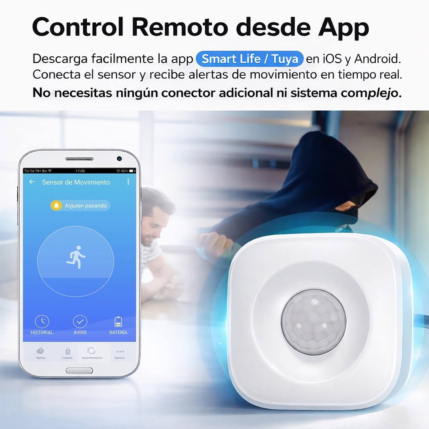 Sensor de Movimiento Inteligente WiFi 2