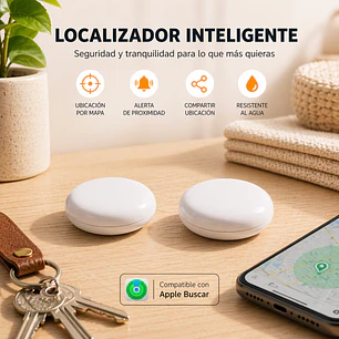 Combo 2 Localizadores de Rastreo Global compatibles con Apple