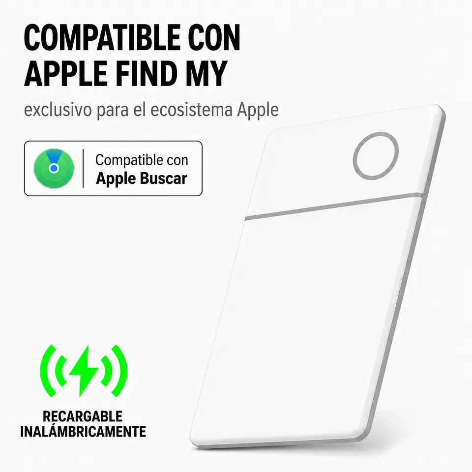 Tarjeta Localizadora de Rastreo Global Compatible con Apple 2