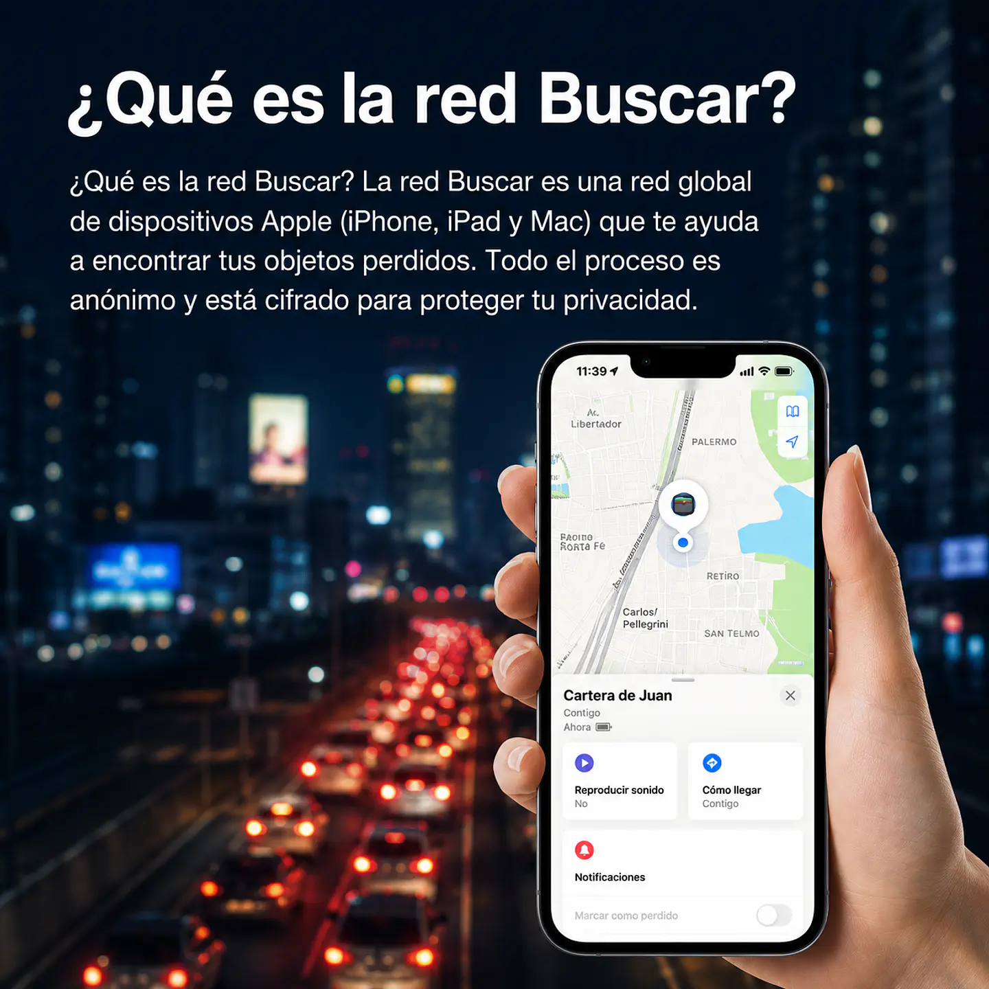 Tarjeta Localizadora de Rastreo Global Compatible con Apple 4