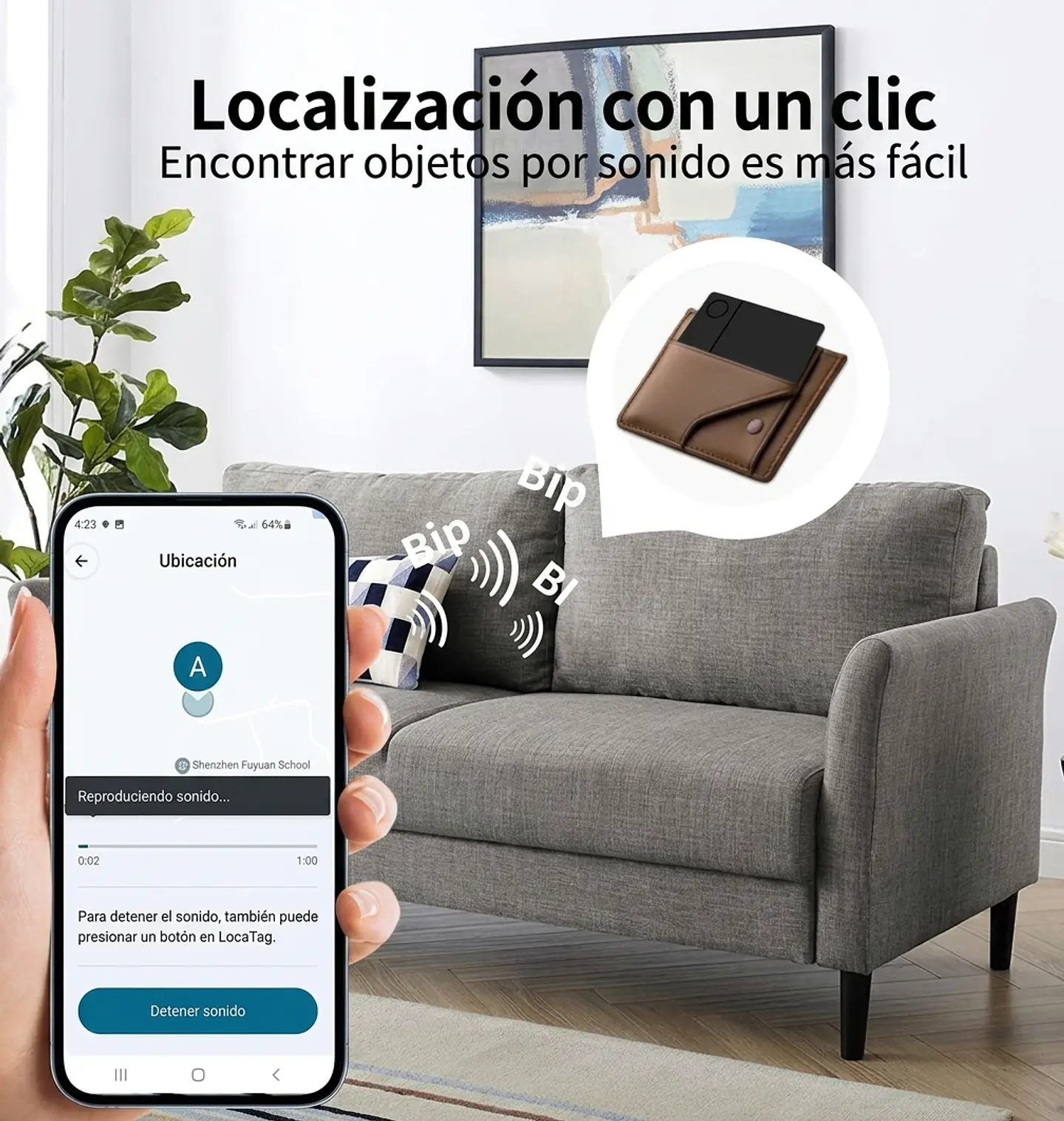 Tarjeta Localizadora de Rastreo Global Compatible con Apple 7