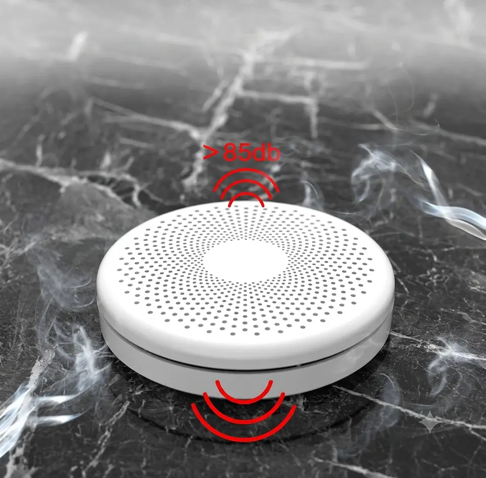 Sensor de Humo Inteligente WiFi 3