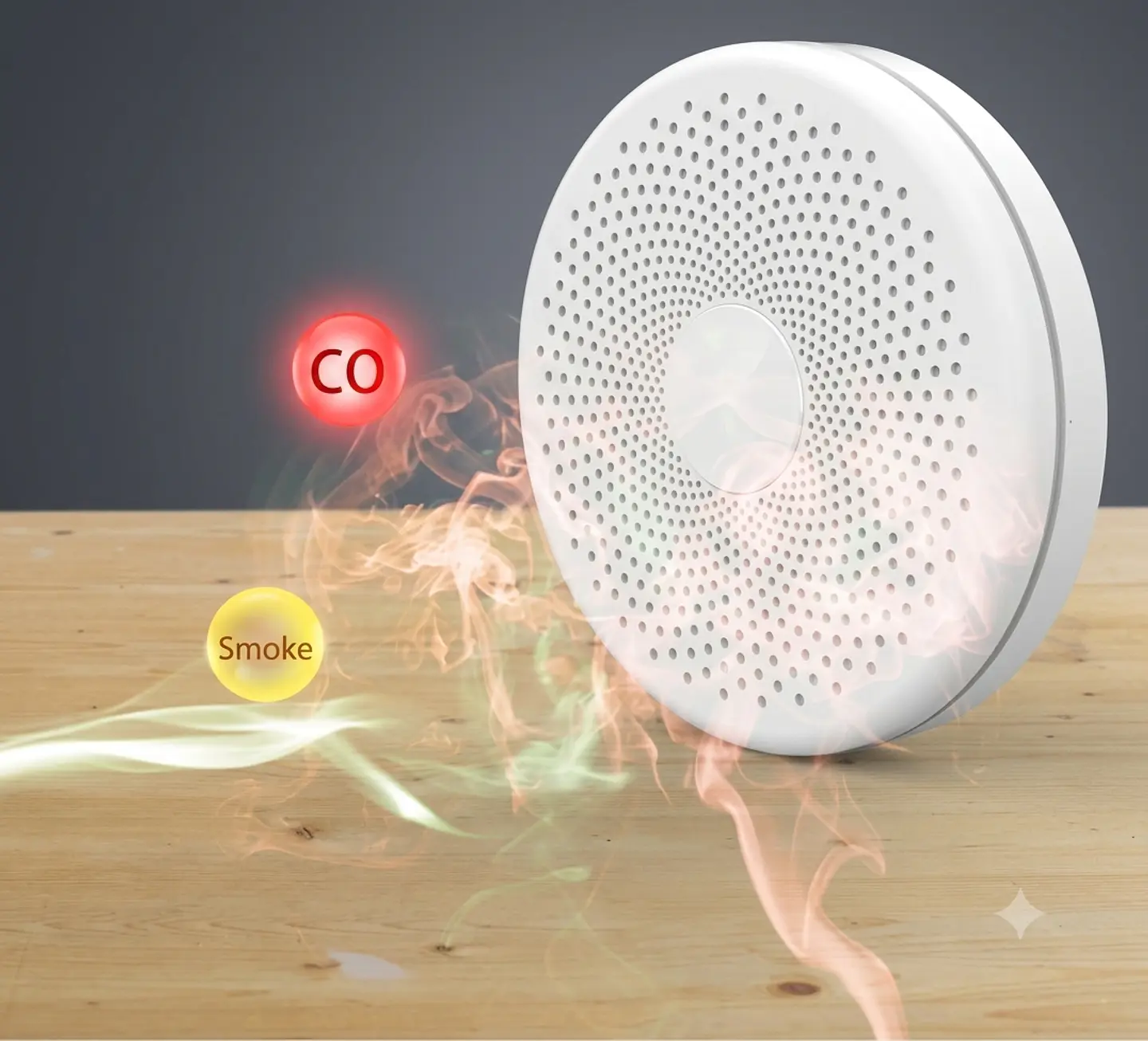 Sensor de Humo Inteligente WiFi 4
