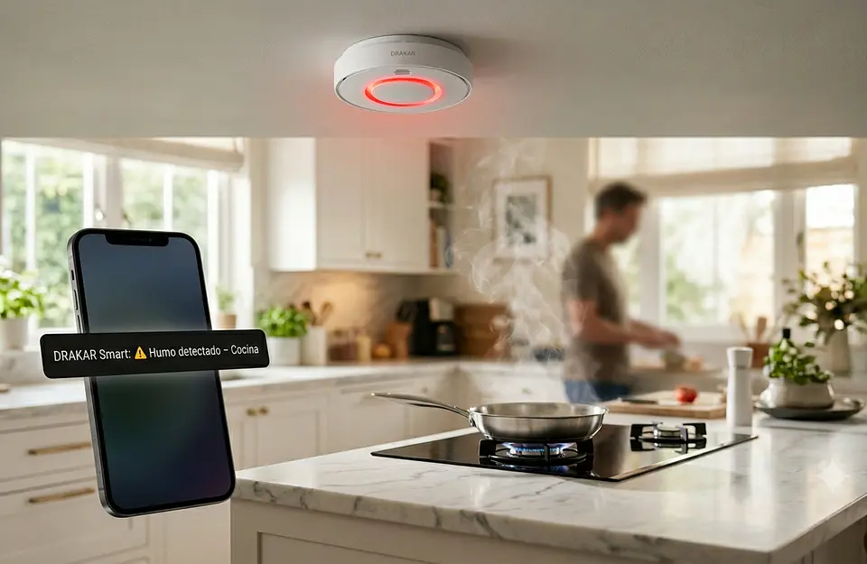 Sensor de Humo Inteligente WiFi + Zigbee 6