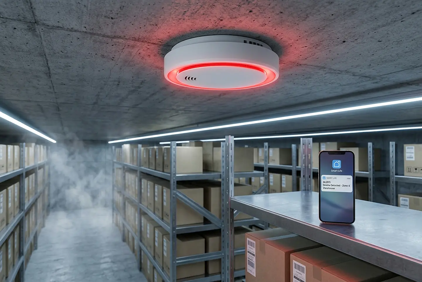 Sensor de Humo Inteligente WiFi + Zigbee 8