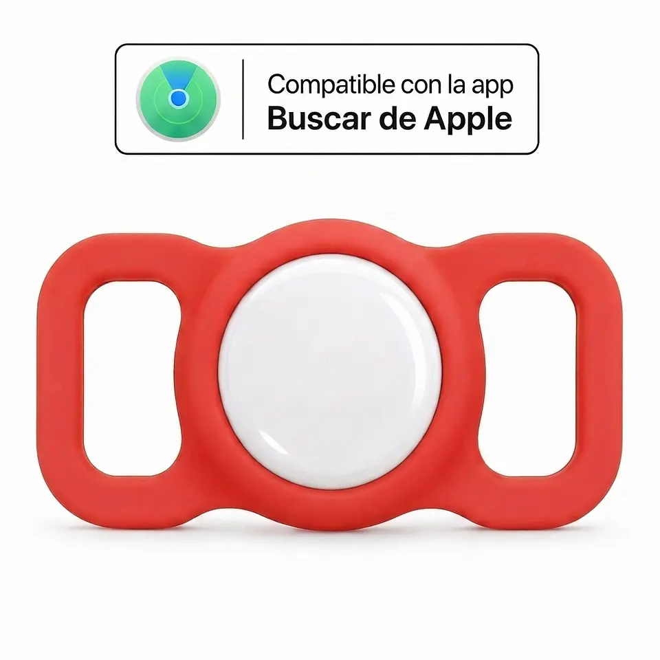 Funda de Silicona para Collar con Localizador Compatible con Apple 12