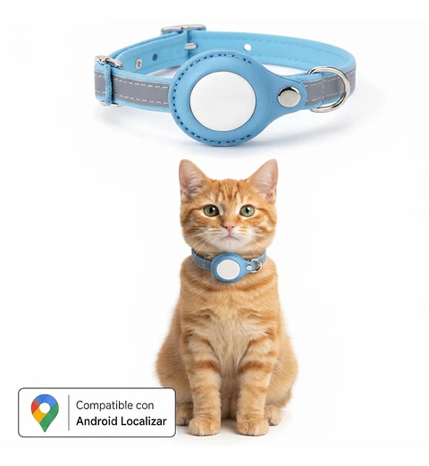 Collar de Gato con Localizador de Rastreo Global Android