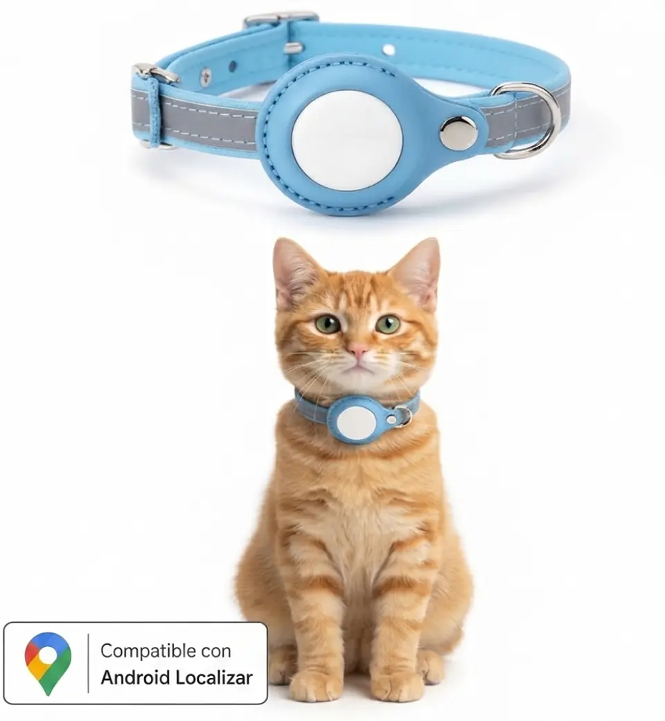 Collar de Gato con Localizador de Rastreo Global Android 1