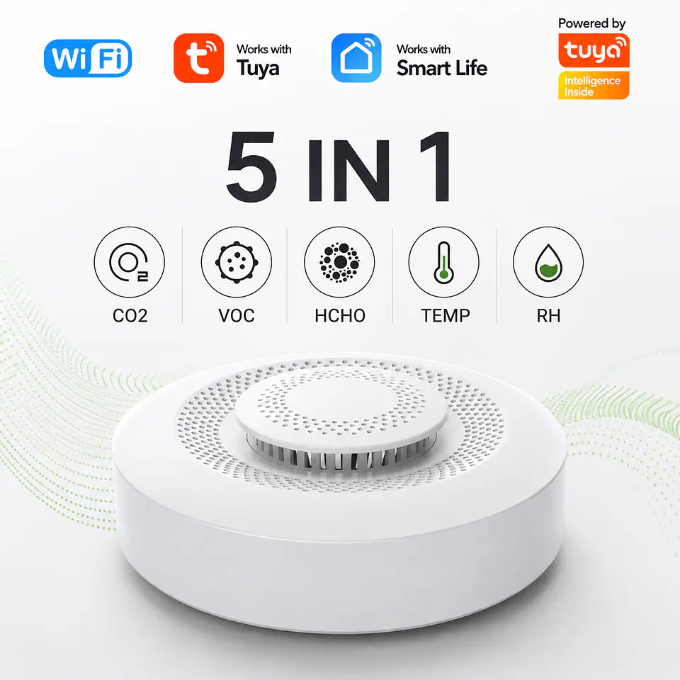 Monitor Inteligente de Calidad del Aire WiFi 1