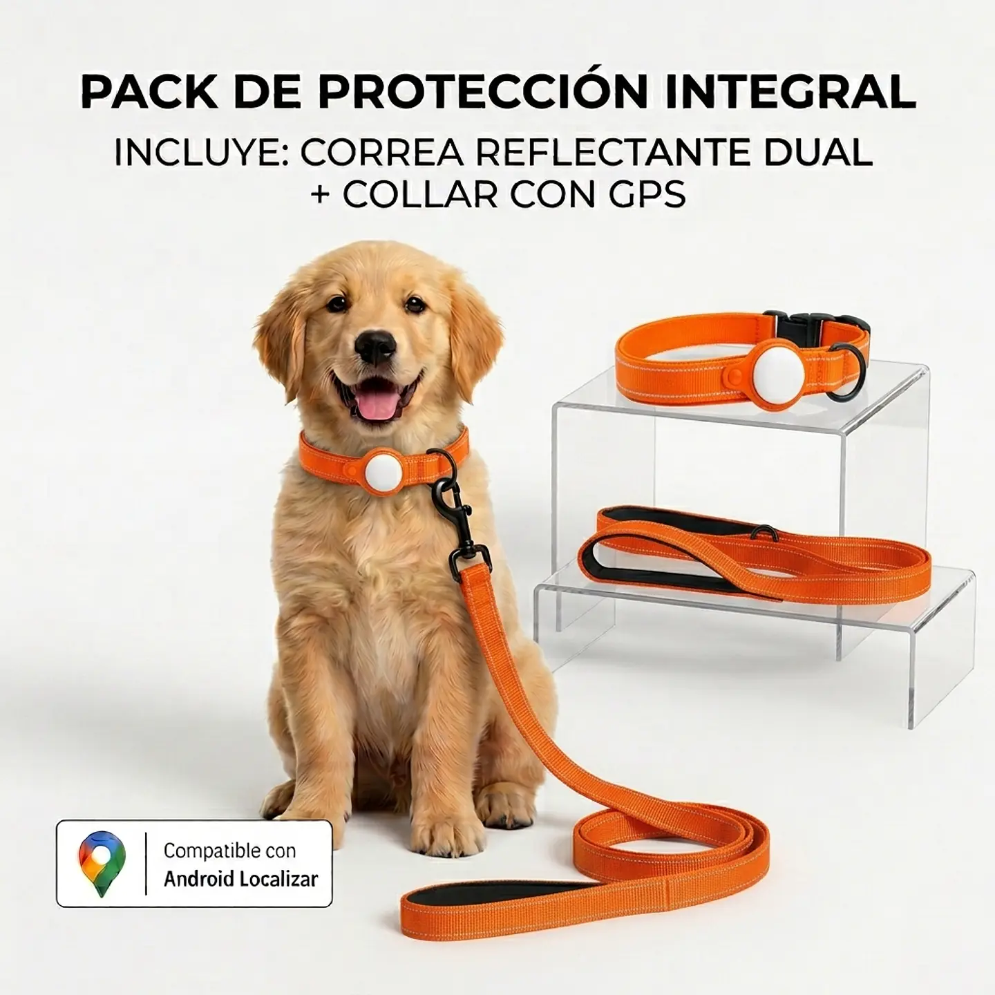 Kit de Paseo para Perro con Localizador Android 3
