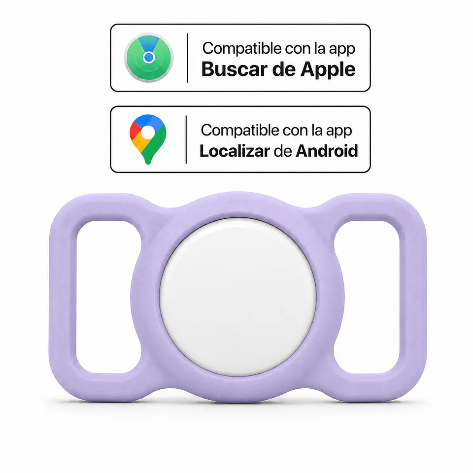 Funda de Silicona para Collar con Localizador Dual 4