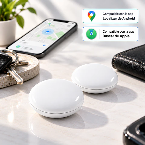 Pack 2 Localizadores Globales Inteligentes Dual Android y Apple