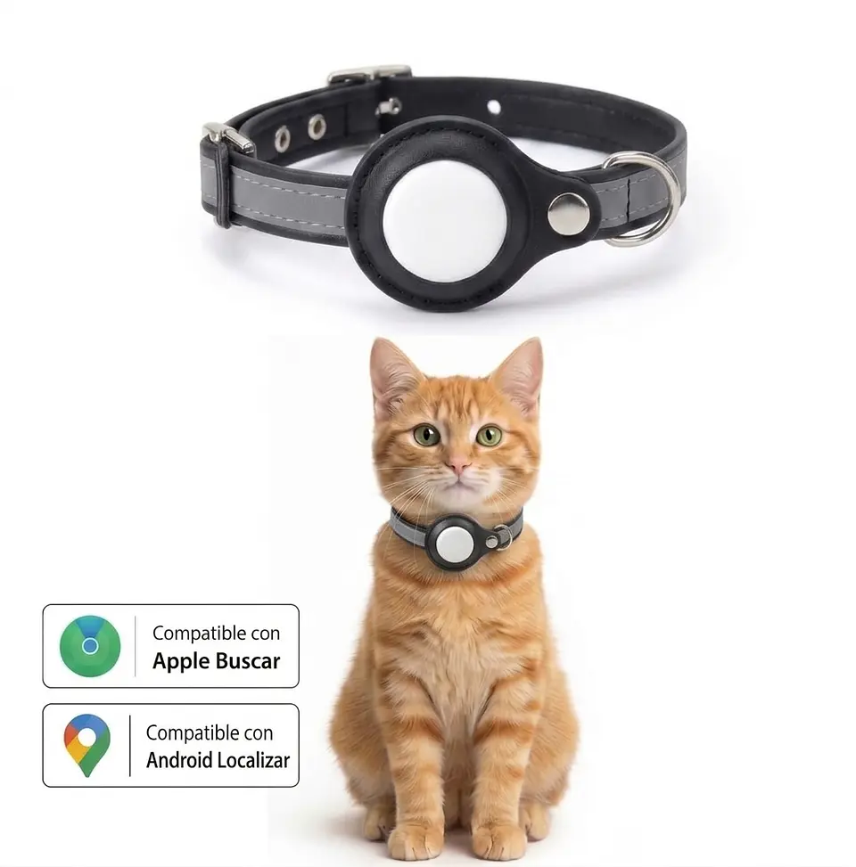 Collar de Gato con Localizador de Rastreo Global Dual 2