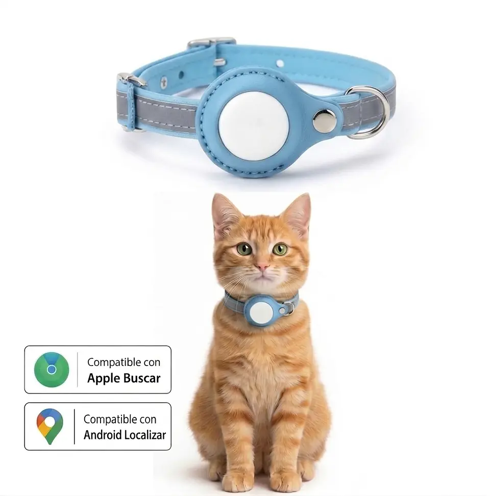 Collar de Gato con Localizador de Rastreo Global Dual 3