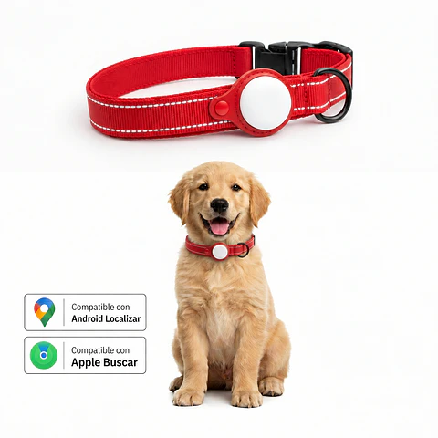 Collar para Perro con Localizador de Rastreo Global Dual