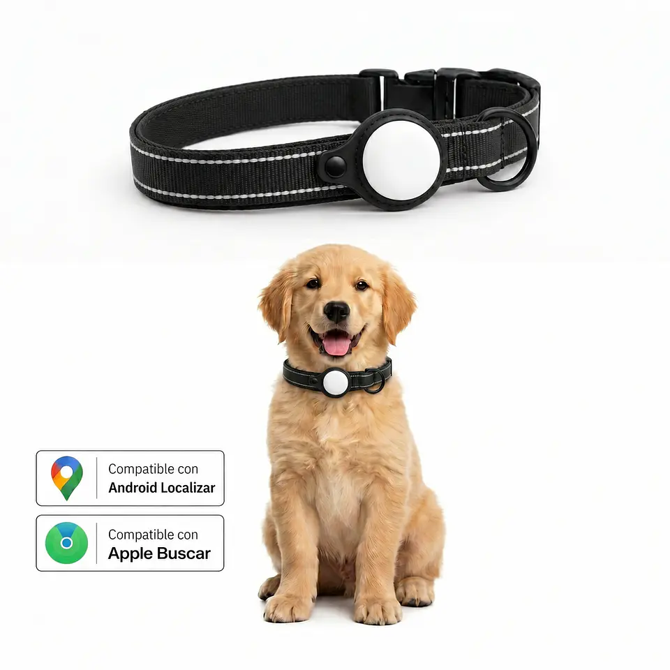 Collar para Perro con Localizador de Rastreo Global Dual 2