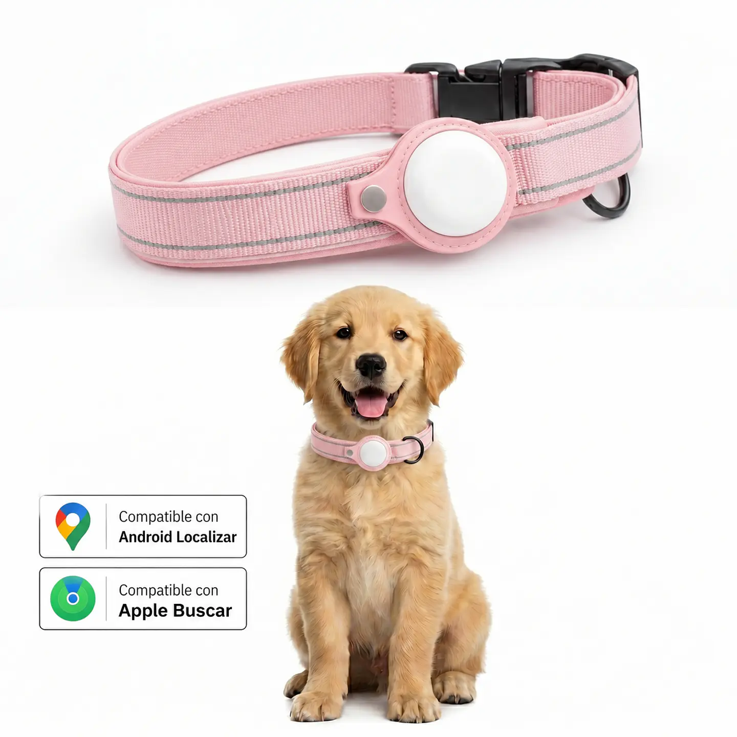 Collar para Perro con Localizador de Rastreo Global Dual 4
