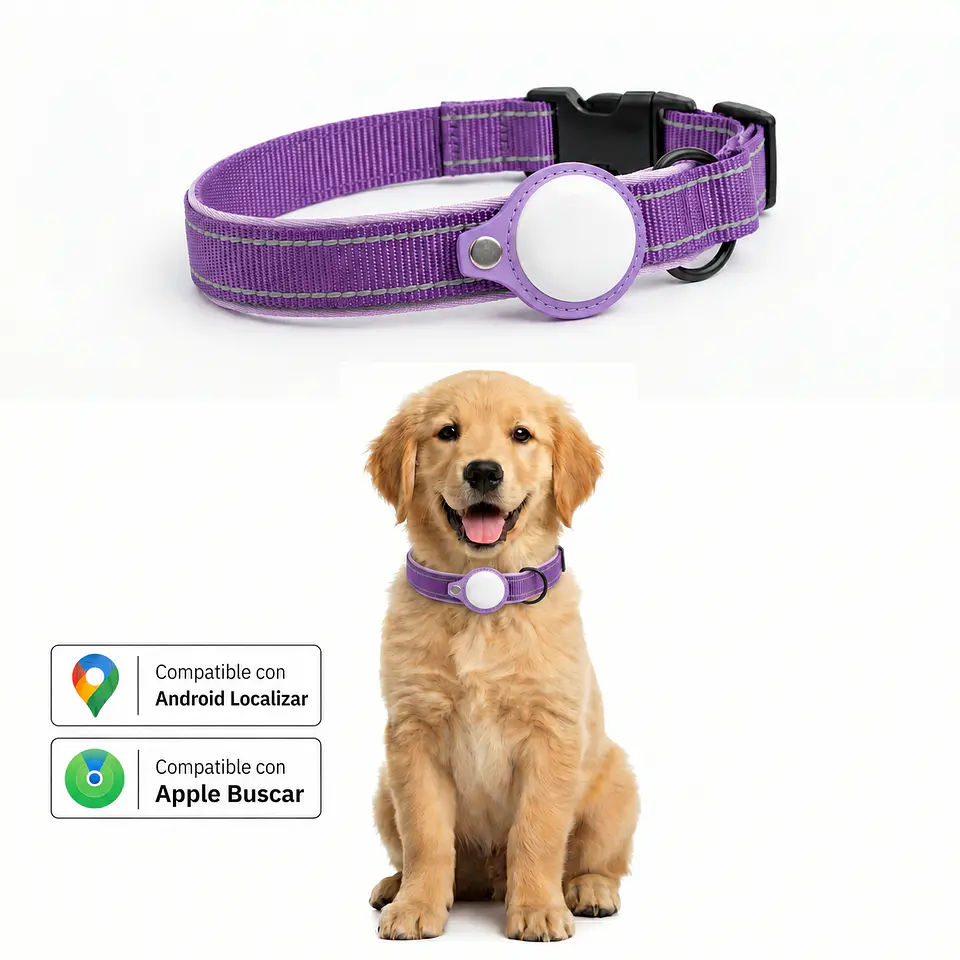 Collar para Perro con Localizador de Rastreo Global Dual 5