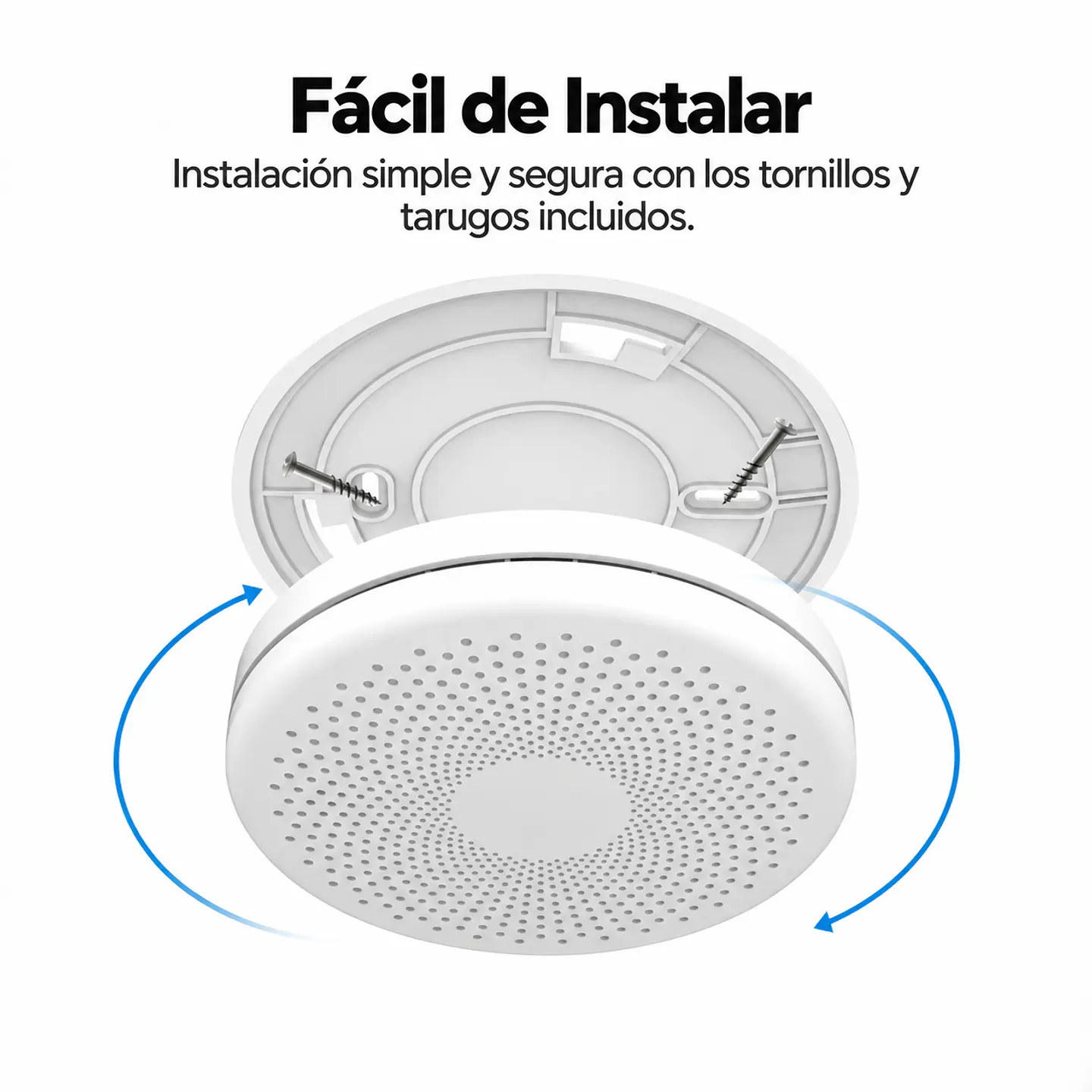 Detector Inteligente de Humo y Monóxido de Carbono WiFi 7