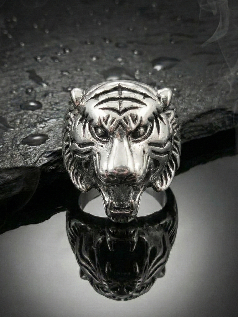 Anel Tiger Head 2