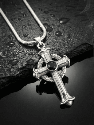 Midnight Cross Pendant