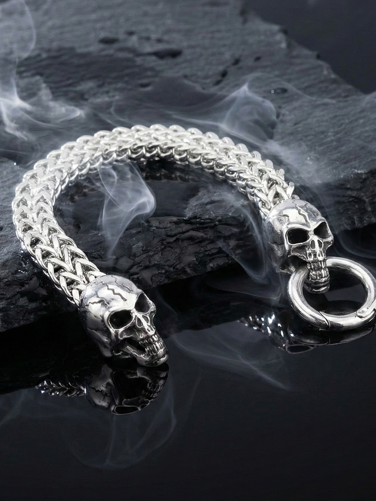 Twin Skulls Bracelet 1