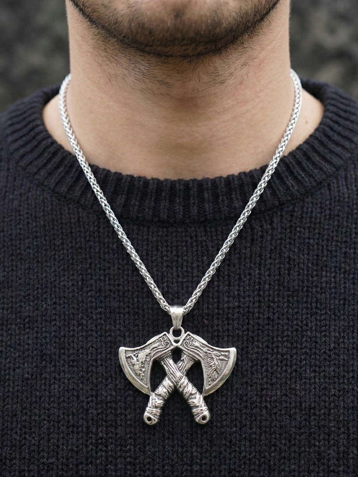 Viking Axe Pendant  2