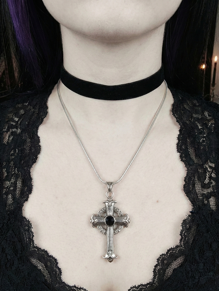 Midnight Cross Pendant 2
