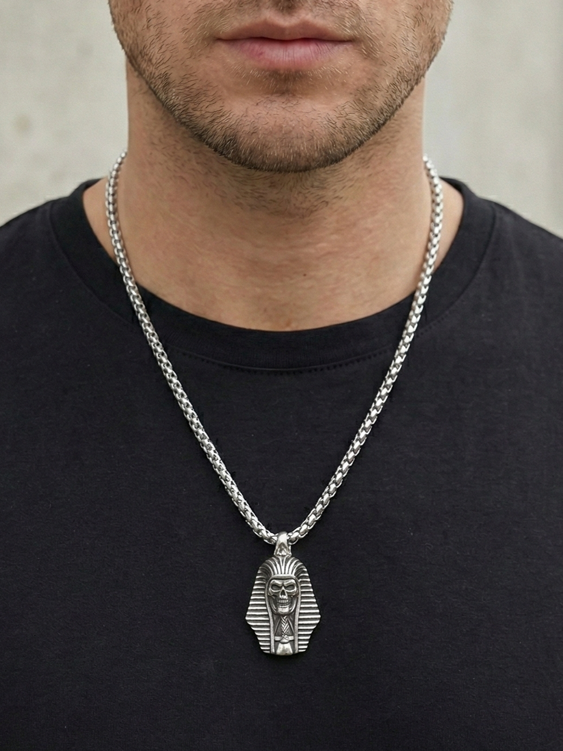 Pharaoh Skull Necklace 3