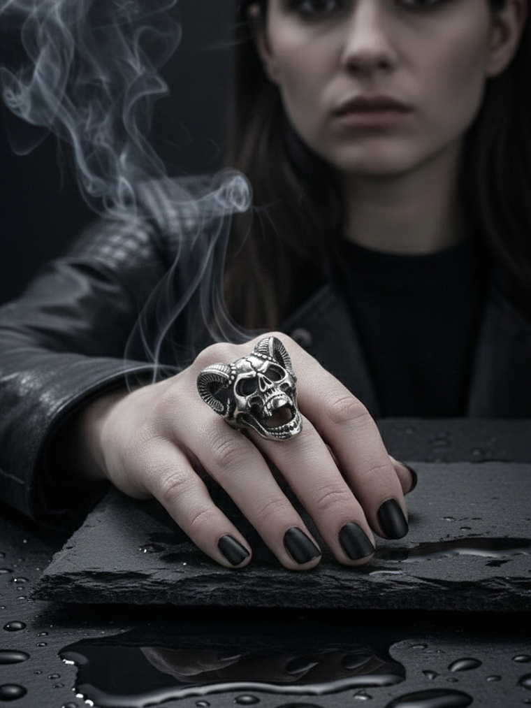 Demon Skull Ring 2