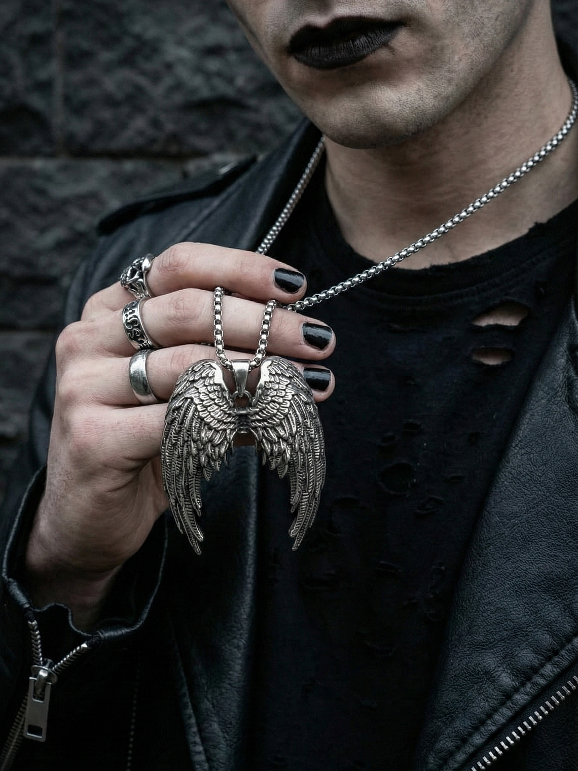 Dark Wings Necklace 2