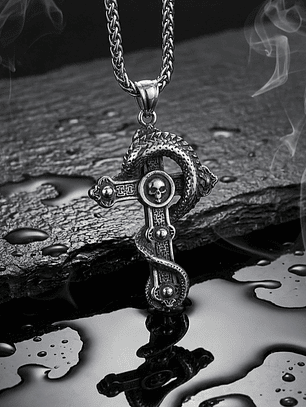 Serpent’s Cross Necklace