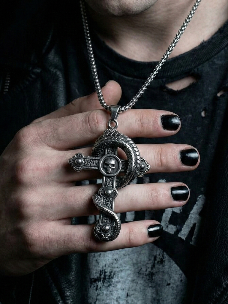 Serpent’s Cross Necklace 2
