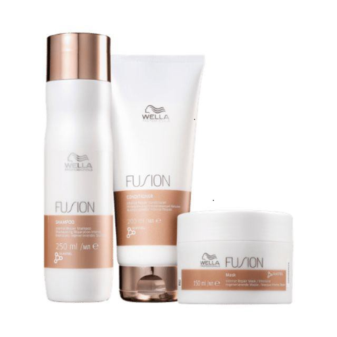 Kit Fusion (Shampoo- Mascarilla- Acondicionador) 1