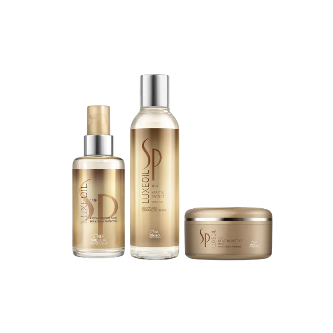 Kit Wella Reconstrucción SP Luxe Oil 250ml 1