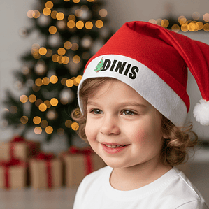 Barrete de Pai Natal Personalizado (Criança)