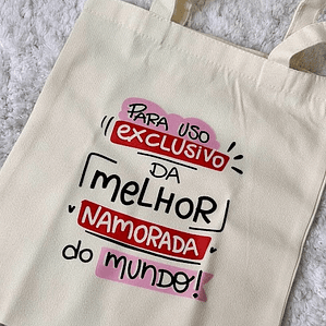 Tote Bag “Melhor Namorada”